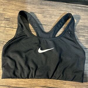 Nike Dri-Fit Women’s Black Racerback  Sports Bra Size Small